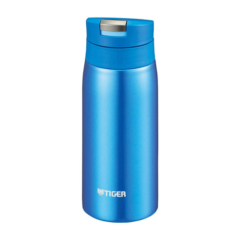 Tiger Water Bottle 350Ml Sahara Mug Stainless Bottle One Touch Lightweight Sky Blue Mcx-A351Ak