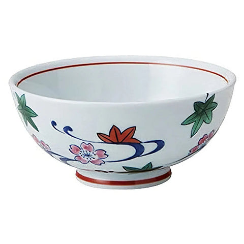 Tkg Mino Ware Porcelain Tempered Rice Bowl Ryusui 11.5Cm