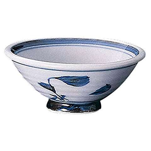 Tkg Seto Ware Ceramic Rice Bowl Tamabuchi-Hanae 12.5Cm