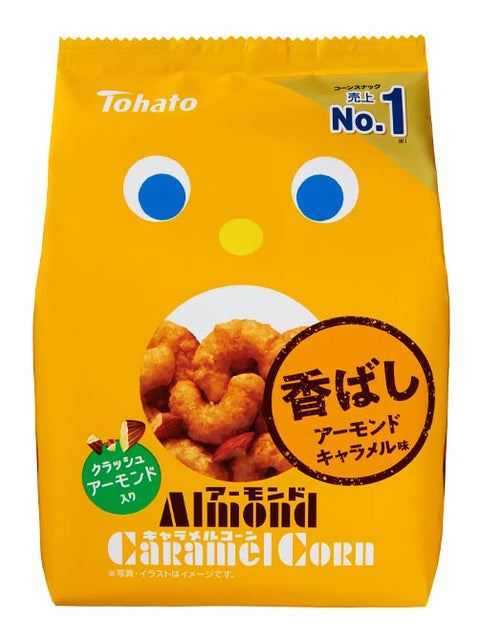 Eastern Pigeon Tohato Almond Caramel Corn 65G Japan (12 Bags)