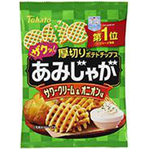 Eastern Pigeon Tohato Amijaga Sour Cream Onion Flavor 60G Japan 12 Pieces