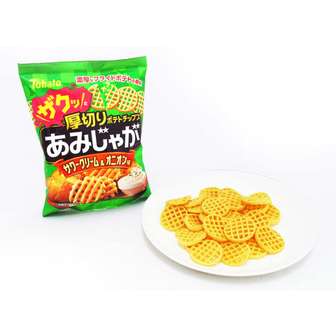 Eastern Pigeon Tohato Amijaga Sour Cream & Onion 60G 12 Bags Japan