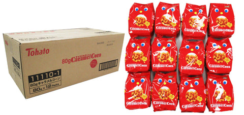 Eastern Pigeon Tohato Caramel Corn 80G 12 Bags Japan