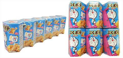 Eastern Pigeon Tohato Doraemon Puku Potato Cheese Flavor 20G X 6 Bags Japan