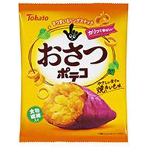 Eastern Pigeon Tohato Osatsu Poteco Grilled Sweet Potato Flavor Japan 65G 12Pcs