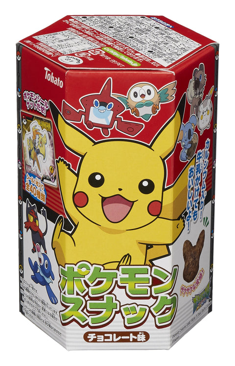 Eastern Pigeon Tohato Pokemon Snack Chocolate Flavor Japan 23G X 6 Pieces