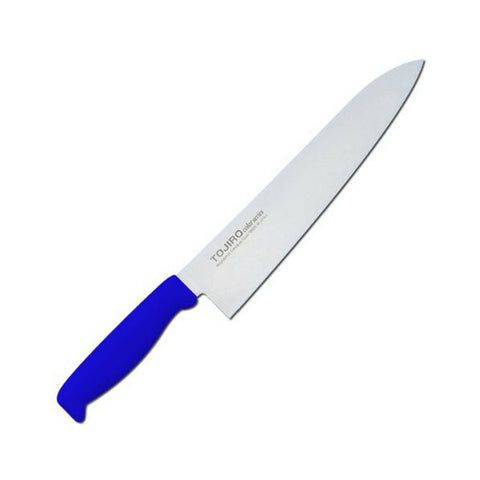 Tojiro Color Mv Gyuto Knife With Elastomer Handle 240mm - Blue