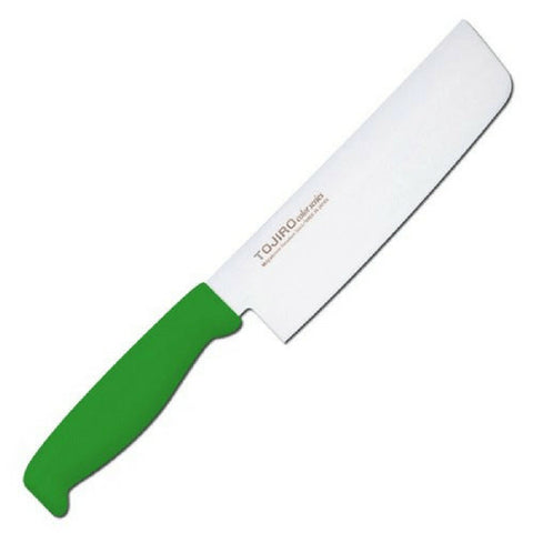 Tojiro Color Mv Nakiri With Elastomer Handle Green