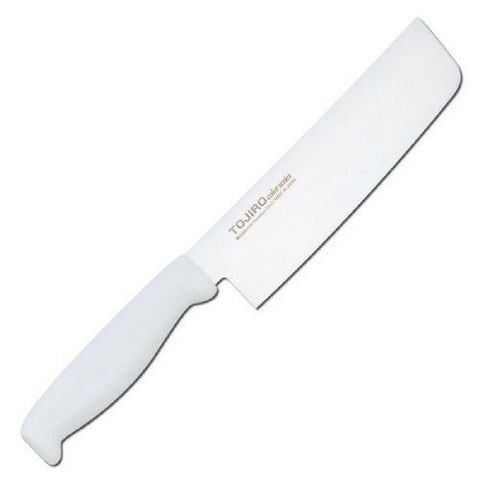 Tojiro Color Mv Nakiri With Elastomer Handle White