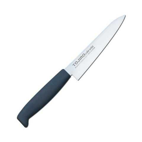 Tojiro Color Mv Petty Knife With Elastomer Handle 120mm - Black