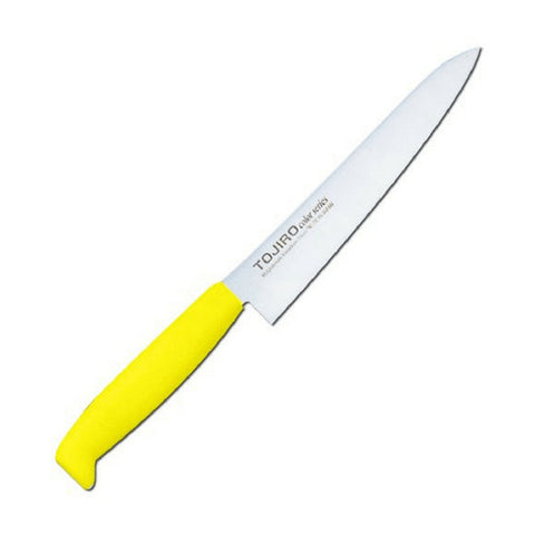 Tojiro Color Mv Petty Knife With Elastomer Handle 150mm - Yellow