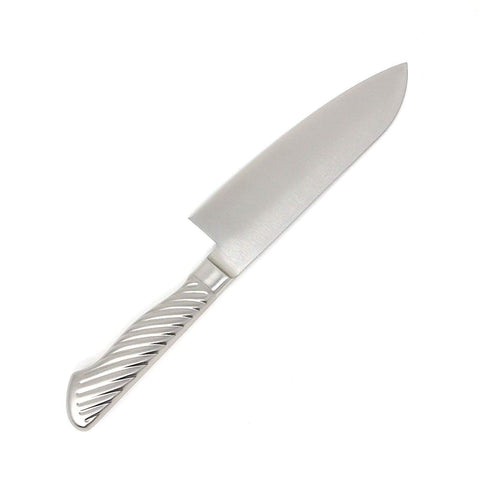 Tojiro Fujitora Dp 3-Layer Santoku Knife With Stainless Steel Handle 170Mm Fu-895