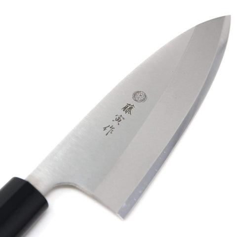 Tojiro Fujitora Mv Deba Knife With Wood Handle 105mm