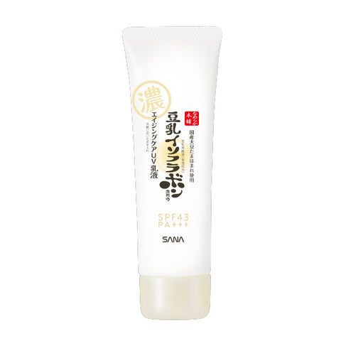 Sana Soy Milk Wrinkle Cover Uv Milk SPF43/PA+++ - Japanese Milky Sunscreen Emulsion