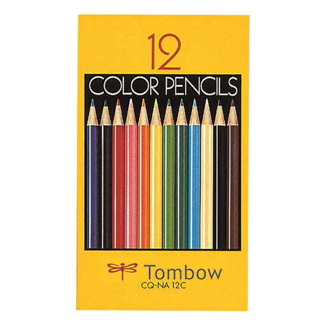 Tombow Japan Colored Pencils Paper Box 12 Colors Cq-Na12C