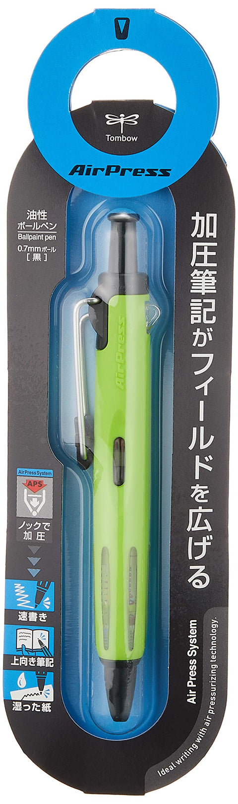 Tombow Japan Oil-Based Ballpoint Pen Air Press 0.7 Lime Green Bc-Ap65