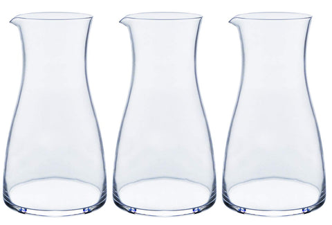 Toyo Sasaki Glass Cold Sake Carafe 310Ml Japan Made Dishwasher Safe 3Pcs 00247-Jan