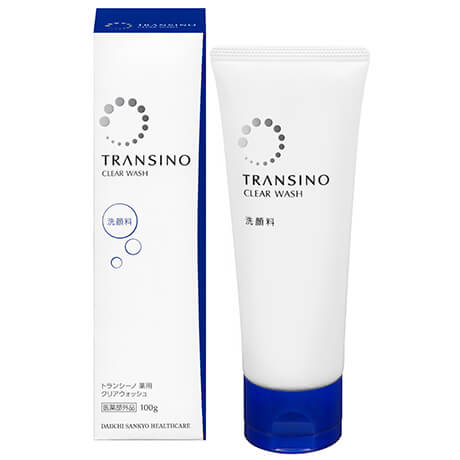 Transino Medicated Clear Wash 100g - Moisturizing Medicated Facial Wash - Vitamin C Face Cleanser