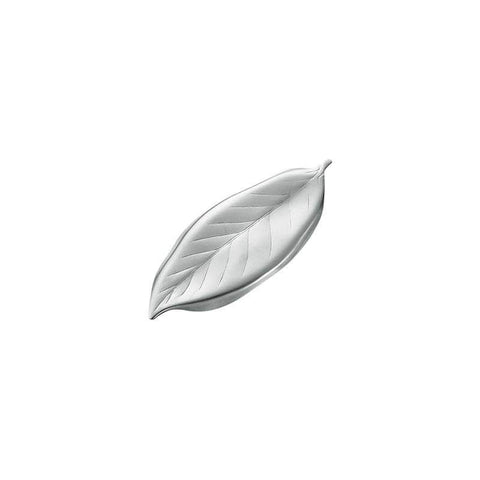 Tsubame Shinko Stainless Steel Leaf-Shaped Cutlery Rest Silver