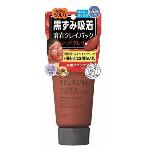 Tsururi Gasur Pack Red Plus Red Clay 150g - Skincare Products Made In Japan