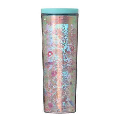 Starbucks Japan Tumbler Wonder Ocean Blue Whales In Bright Sea 473ml - Japanese Starbucks