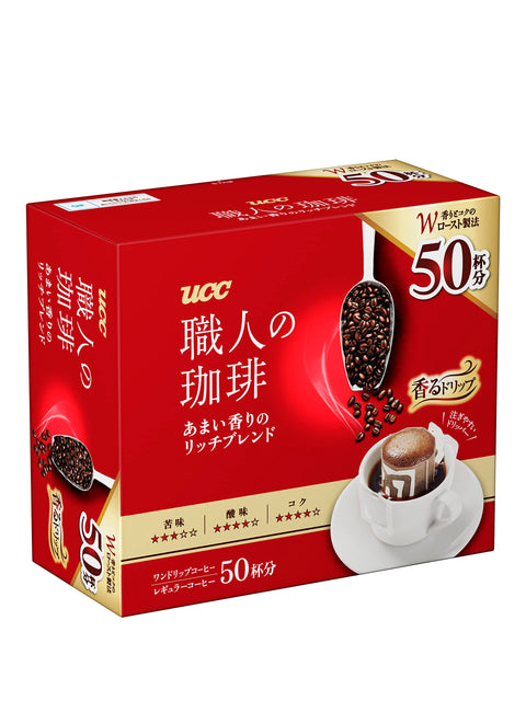 Artisan Coffee Ucc Craftsman'S Sweet Fragrant Rich Blend Drip Coffee 50P Japan