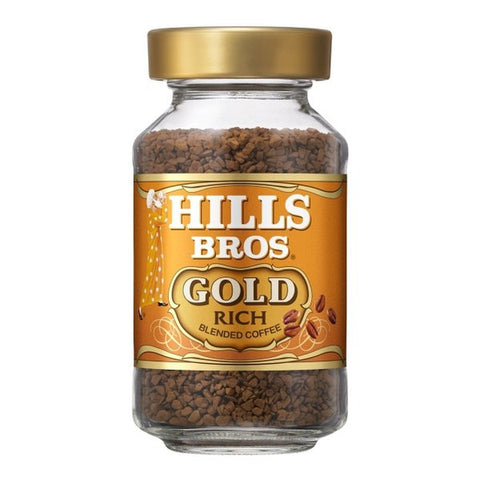 Ucc Hills Bros Gold Rich Blended Coffee Bottle 90g - Blended Instant Coffee - Ucc Coffee