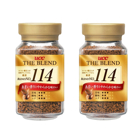 The Blend Japan Instant Coffee Bottle 90G X 2 - Ucc 114 Blend