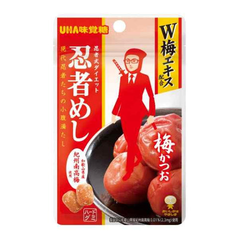 Uha Miguto Ninja Meshi Plum Bonito Flavor Japan 20G 80 Pieces