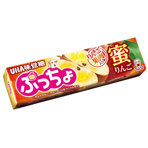 Uha Miguto Puccho Honey Apple 10 Grains Candy 10Pcs Japan