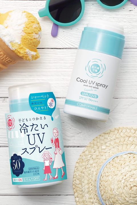 Uv Forecast Cold Uv Spray Spf50+ Pa++++ Sunscreen Lotion 60G For Face & Body Japan Usable From 1 Year Old