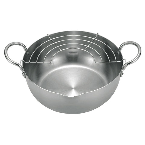 Urushiyama Induction Stainless Steel Tempura Pan 20cm