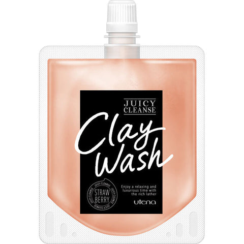 Utena Juicy Cleanse Clay Wash (Strawberry) 110g - Japanese Facial Clay Wash