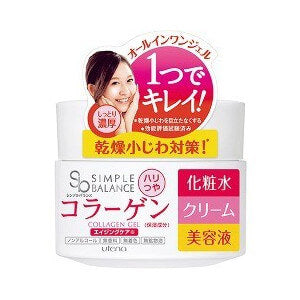 Utena Simple Balance Collagen Gel 3in1 100g - Japanese Anti-Aging Care And Treatment