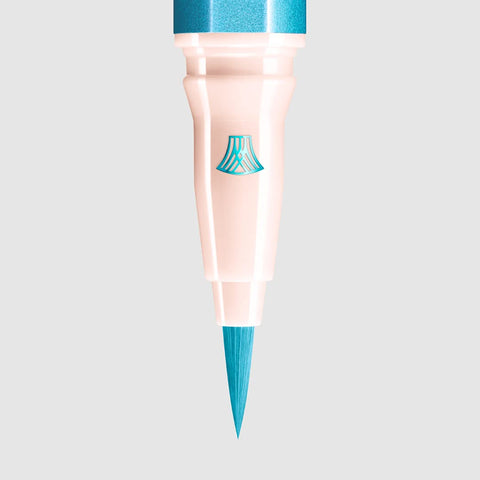 Uzu By Flowfushi Eye Opening Liner [Light Blue] Liquid Eyeliner Hot Water Off Alcohol Free Hypoallergenic