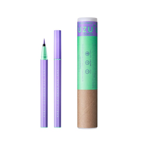 Uzu Flowfushi Eye Opening Liquid Eyeliner Japan  Pastel Purple  Alcohol  Dye Free  Hypoallergenic