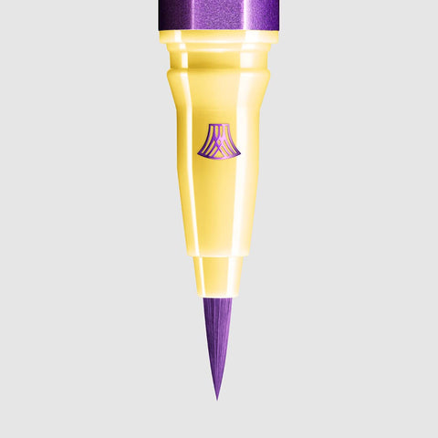 Uzu By Flowfushi Eye Opening Liner [Purple] Liquid Eyeliner Hot Water Off Alcohol Free Hypoallergenic