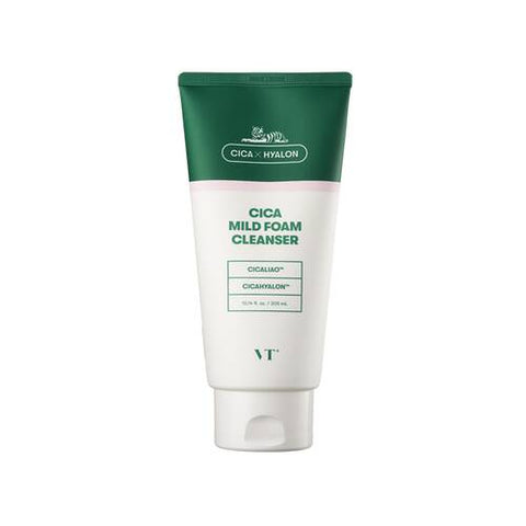 Vt Deer Mild Foam Cleanser Cica 300ml - Top Japanese Facial Wash For Sensitive Skin