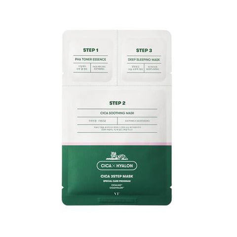 Vt Cica Deer 3 Step Mask Pack 1 Sheet For Dry And Dull Skin - Japanese Lotion Mask Must Have