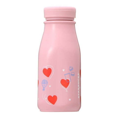 Starbucks Valentine 2022 Stainless Steel Mini Bottle 237ml - Japanese Starbucks Mini Bottles