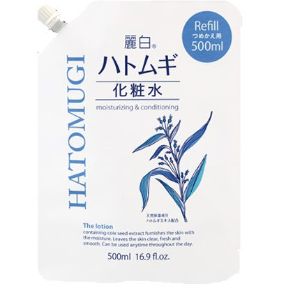 Kumanoyushi Reihaku Hatomugi Lotion [refill] 500ml - Moisturizing Lotion Made In Japan