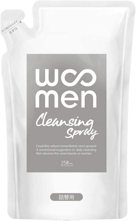 Woomen Cleansing Spray 250ml [refill] - Men’s Face Wash Spray Made In Japan