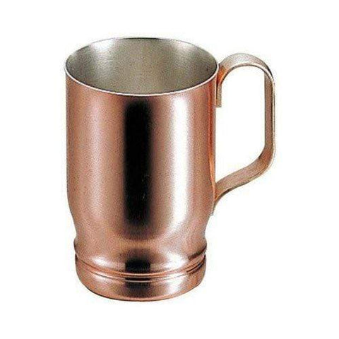 Wadasuke Seisakusho Copper 10 Oz Iced Coffee Mug 300Ml Japan (1-Piece)