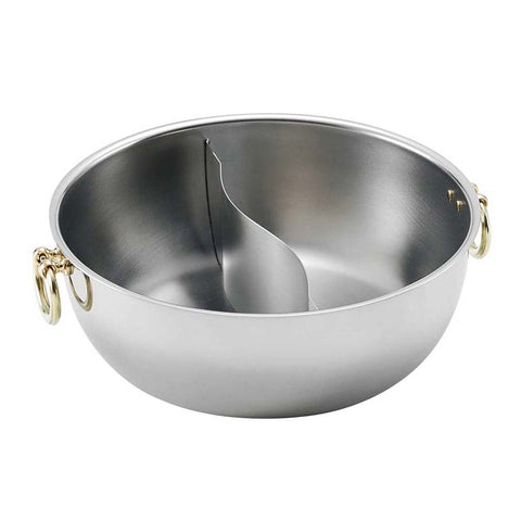 Wadasuke Factory 25Cm Induction Shabu Shabu Hot Pot Japan (Brass Handle No Lid)