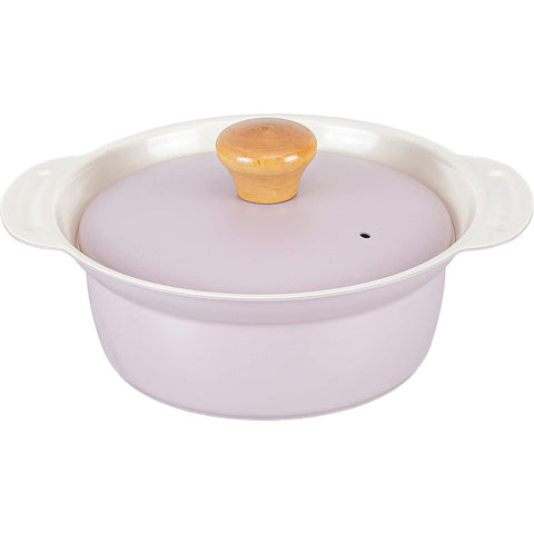 Wahei Freiz 16Cm Purple Tabletop Pot For 1 Person | Japan | Ih/Gas Compatible | Rb-2095