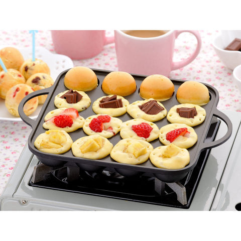 Wahei Freiz Yr-4259 Takoyaki Maker Japan Yakiyaki Stall 16 Holes Aluminum Casting Fluororesin Processing Gas Fire