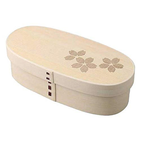 Ruozhao Japan Wakacho Slim One-Step Lunch Box Fh20W Sakura Pattern