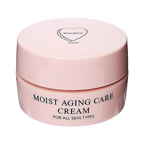 Whomee Igari Moist Aging Care Cream For All Skin Types Pink 30g - Japanese Moist Aging-Care Cream