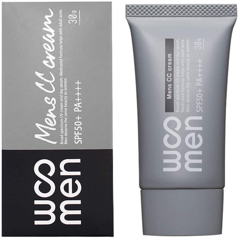 WOOMEN Men's CC cream Moisture UV cream 30g Beige SPF50 + PA ++++sunscreen makeup base