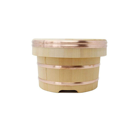 Yamacoh Edobitsu Sawara Wooden Rice Container 24Cm From Japan